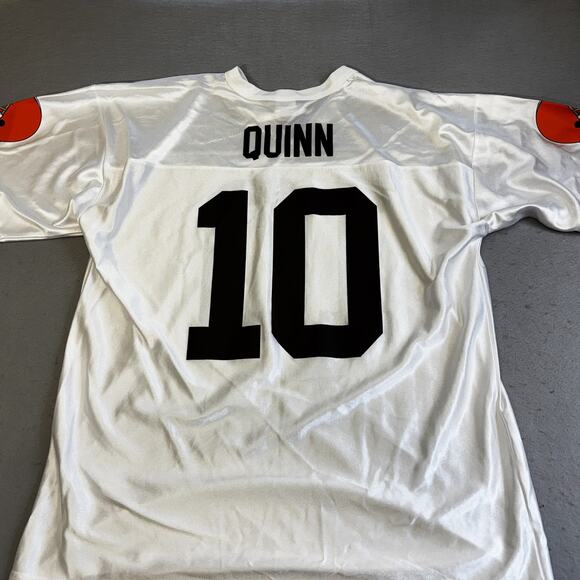 NFL Brady Quinn Cleveland Browns Jersey Mens XL White V-Neck Sportswear Football - Picture 7 of 9